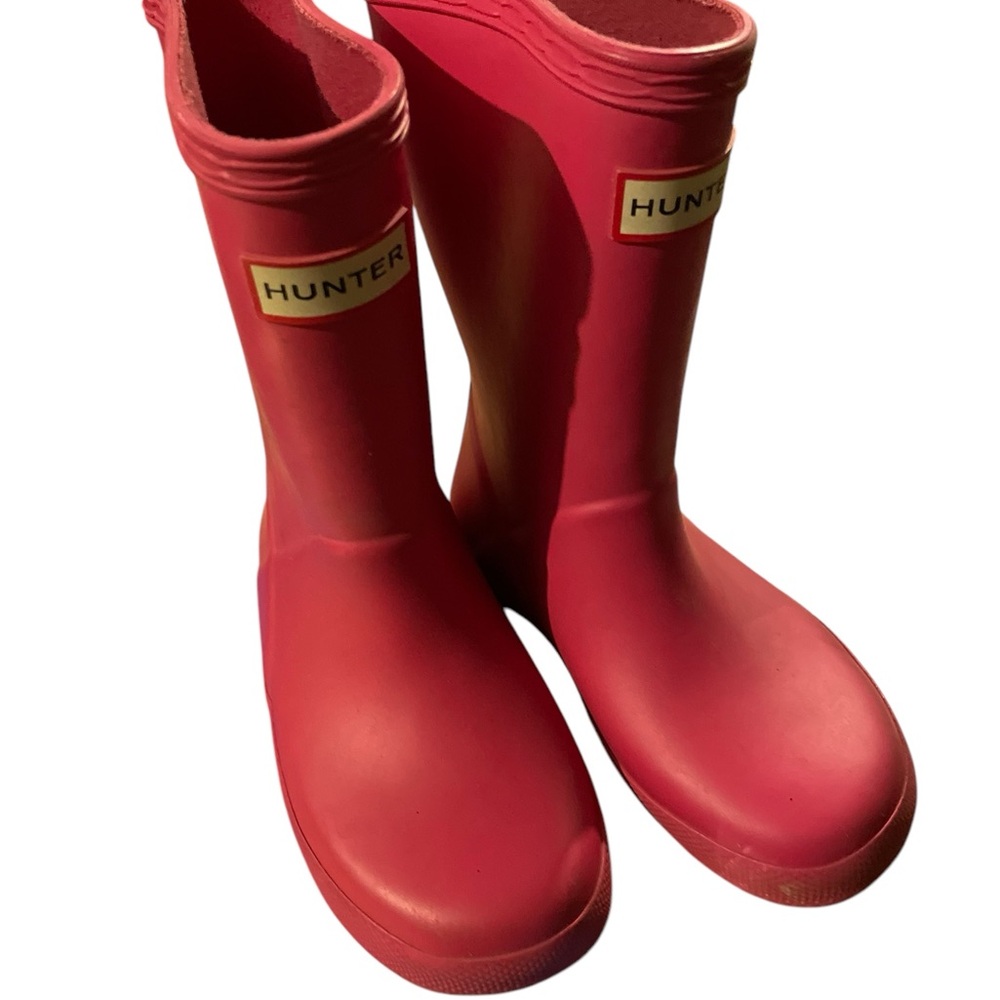 Hunter Kids Rain Boots - Red